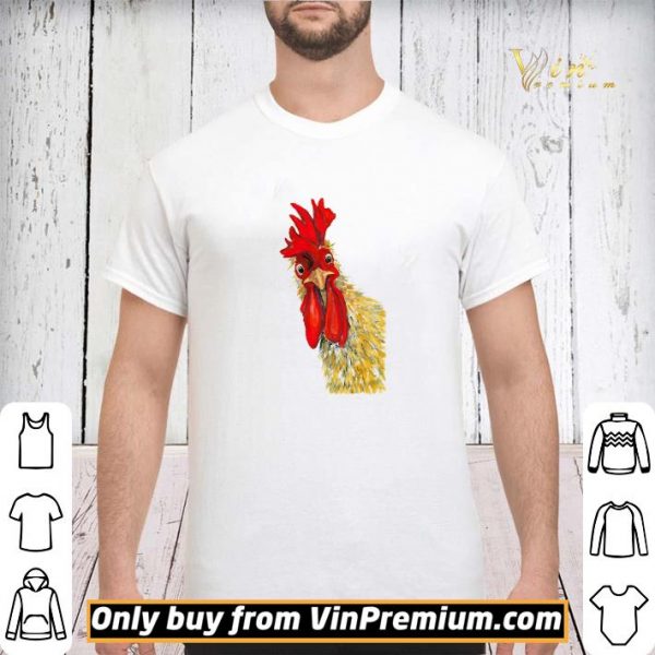 Chicken Rooster Watercolor shirt sweater