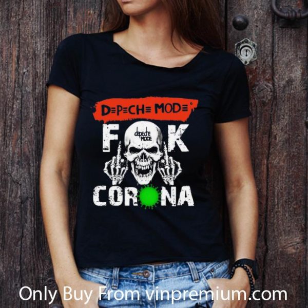 Nice Depeche Mode Fuck Corona shirt