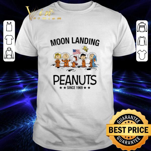 Original Moon Landing Peanuts astronaut Since 1969 shirt
