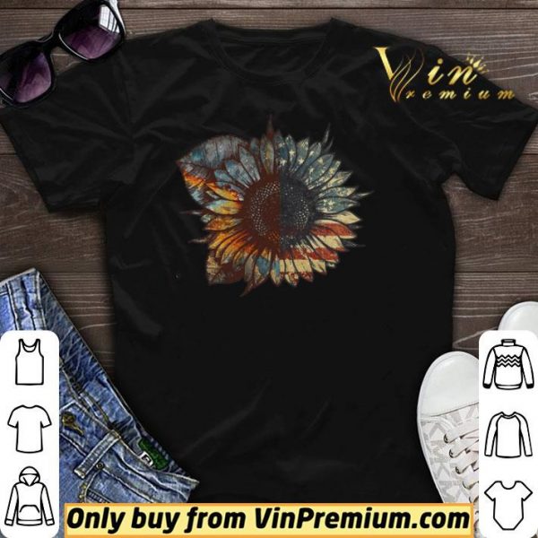 Sunflower American Flag shirt sweater