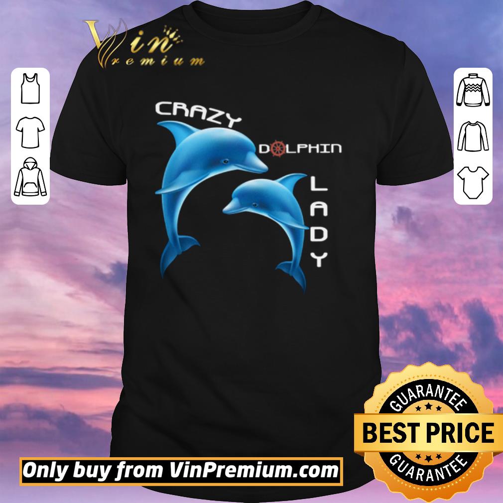 Premium Crazy Dolphin Lady shirt sweater