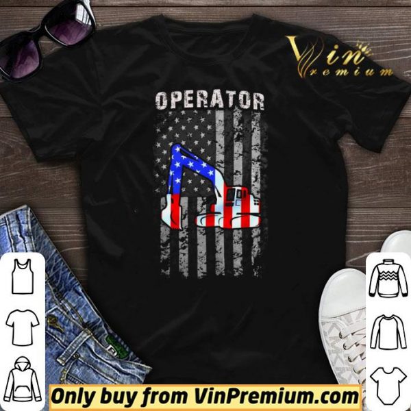 Operator Car Draw American Flag shirt sweater