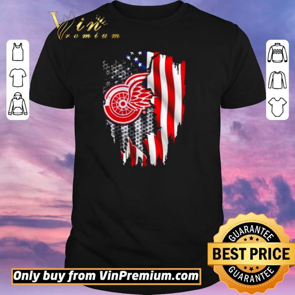 Hot Detroit Red Wings American flag independence day shirt sweater