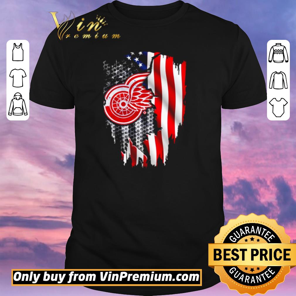 Hot Detroit Red Wings American flag independence day shirt sweater