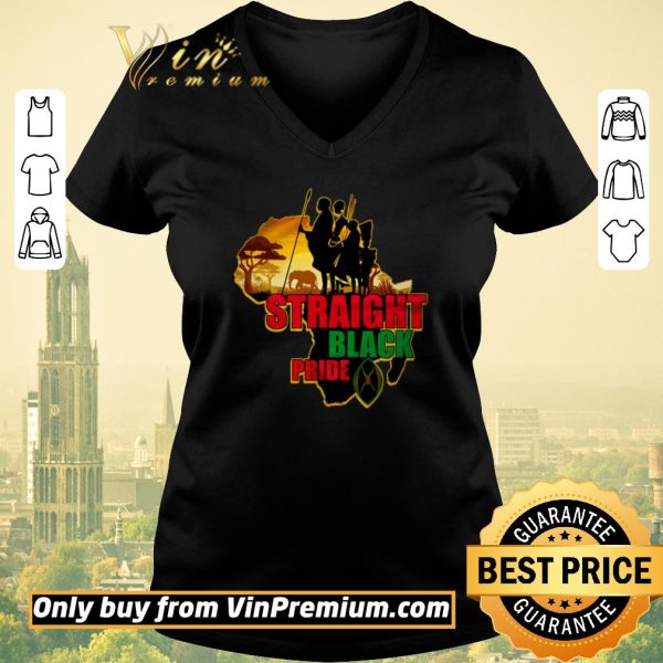 Funny Straight Black Pride shirt sweater