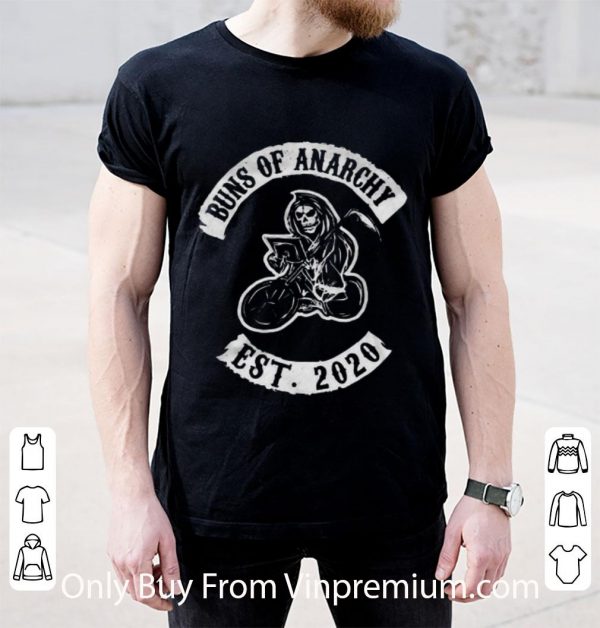 Pretty Buns Of Anarchy Est 2020 Death Rider shirt