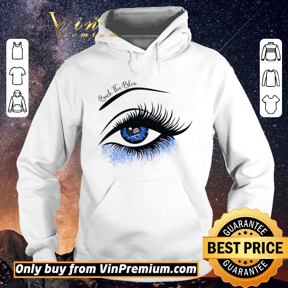 1c2e2573 funny eye back the blue heart american flag thin blue line shirt sweater 4 - Funny Eye Back The Blue Heart American Flag Thin Blue Line shirt sweater