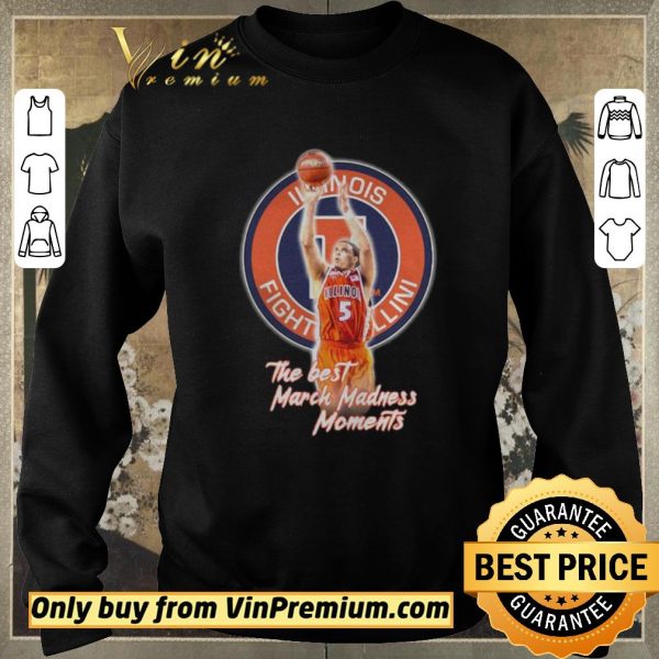 Awesome Illinois Fighting Illini the best March Madness Moments shirt sweater