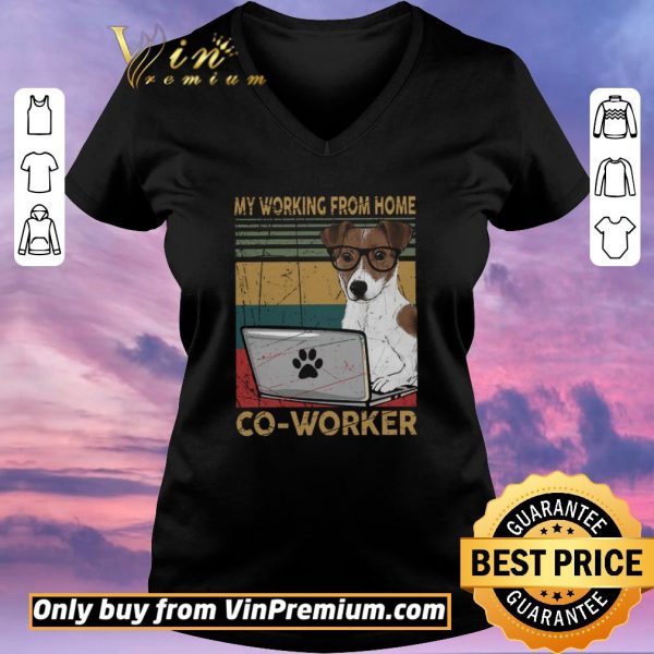 Pretty Pit Bull Terrier My Working From Home Co Worker Vintage shirt sweater
