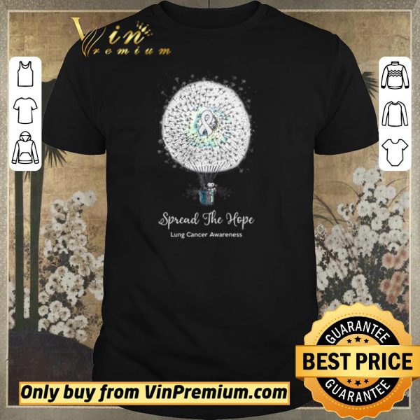 Pretty Snoopy Spread The Hope Lung Cancer Awareness shirt sweater