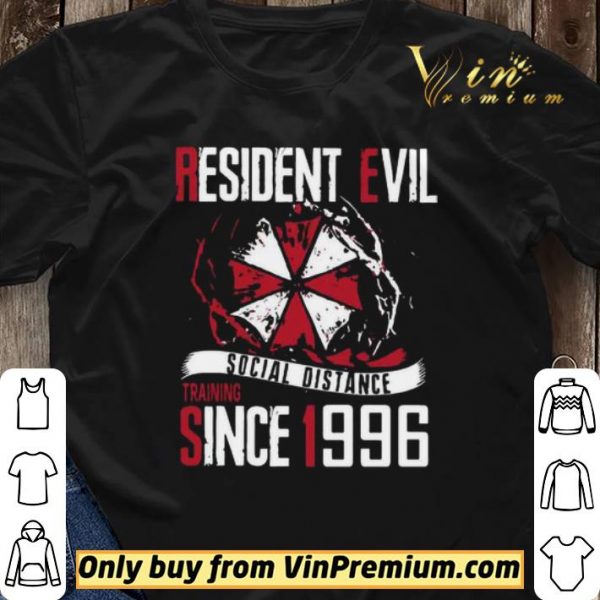 Resident evil social distance training since 1996 shirt sweater