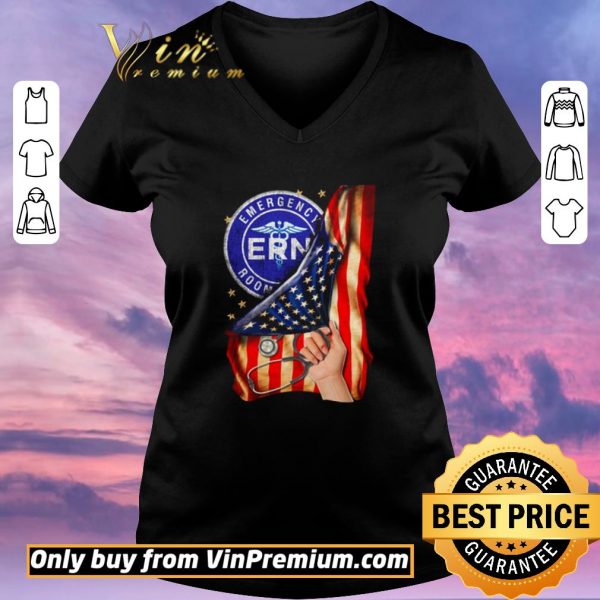 Top Emergency Room American Flag shirt sweater