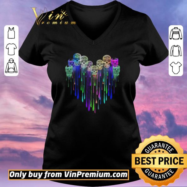 Premium Skulls Tattoo Watercolor shirt sweater