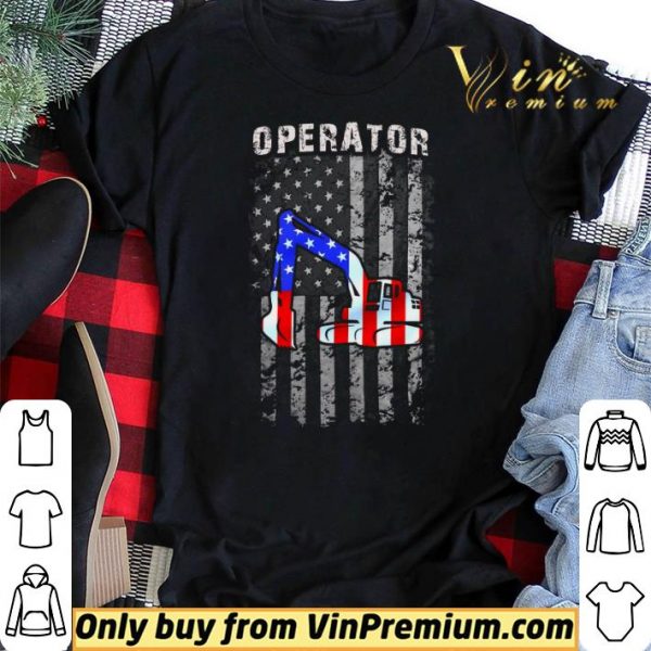 Operator Car Draw American Flag shirt sweater