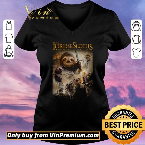 Funny The Lord Of The Sloths The Return Of The Sloths shirt sweater
