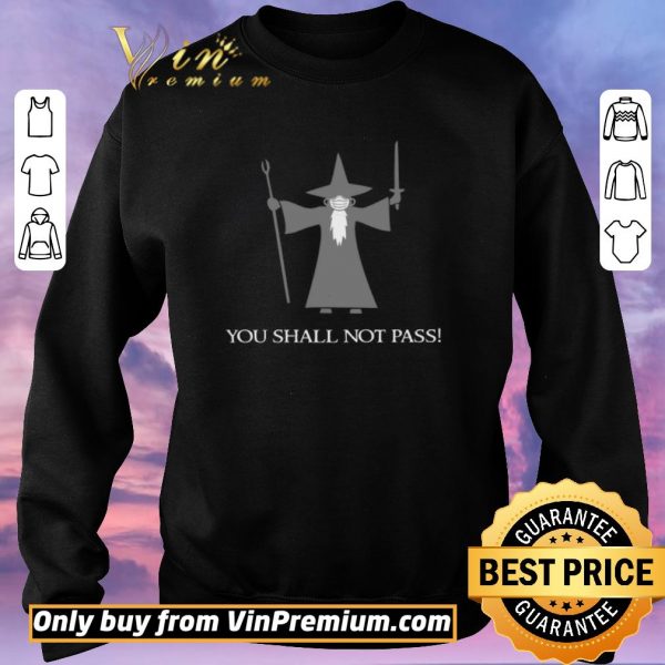 Premium The Lord of the Rings Gandalf Mask You Shall Not Pass shirt sweater