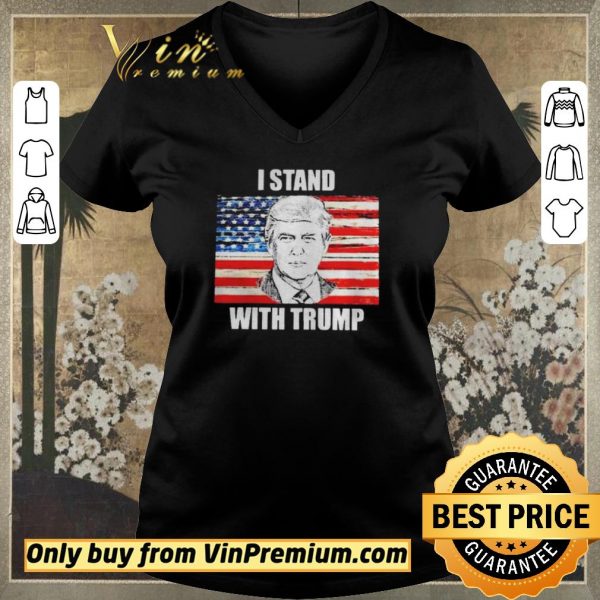 Official I stand with Trump flag shirt sweater