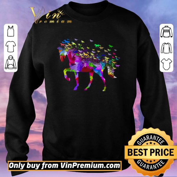 Pretty Horses Color shirt sweater