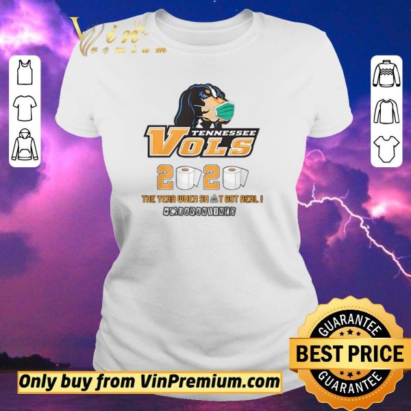 Original Tennessee Vols 2020 the year when shit got real #quatantined shirt sweater