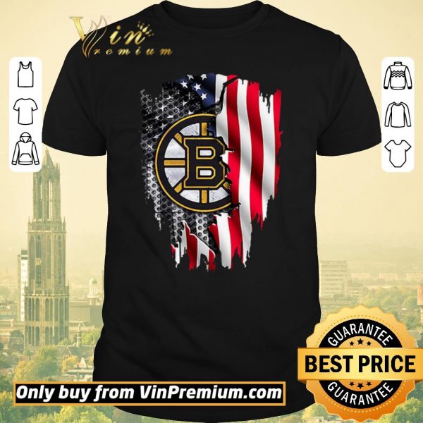 Official Boston Bruins American Flag shirt sweater