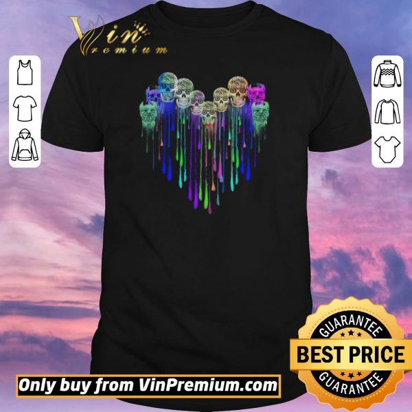 Premium Skulls Tattoo Watercolor shirt sweater