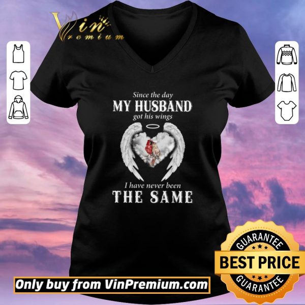 Official Sparrows Angel Since The Day My Husband Got His Wings I Have Never Been The Same shirt sweater