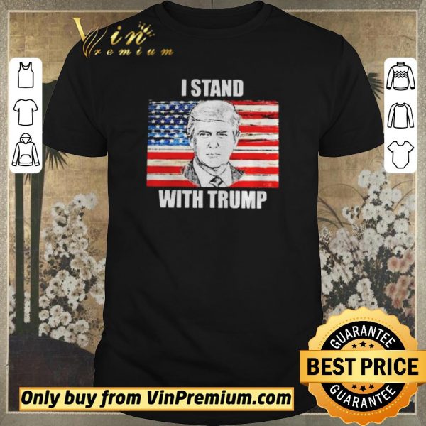 Official I stand with Trump flag shirt sweater