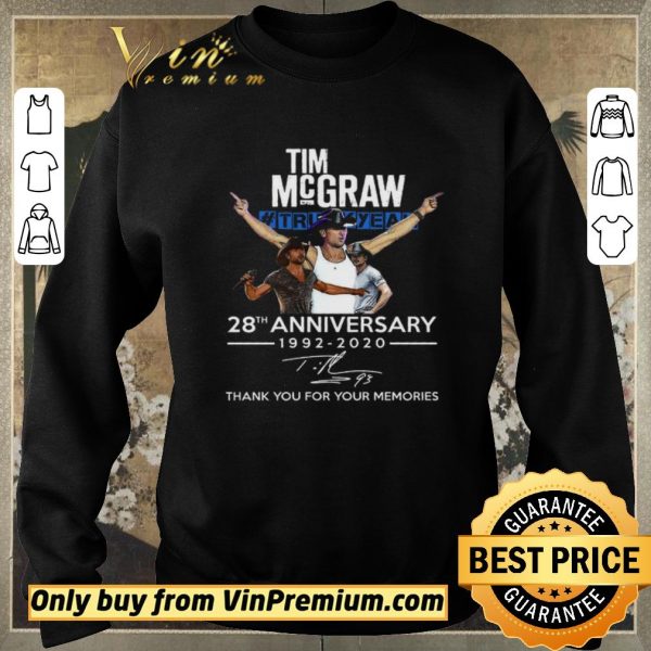 Hot Tim Mcgraw Truck Yeah 28th Anniversary 1992 2020 Signature Thank You shirt sweater
