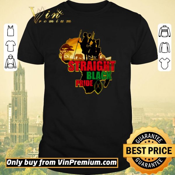 Funny Straight Black Pride shirt sweater