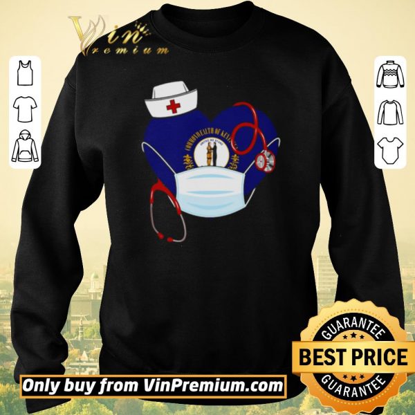 Premium Love Nurse heart Kentucky heart shirt sweater