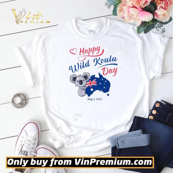 Happy Wwild Koala Day May 3 2020 Australia Flag shirt sweater