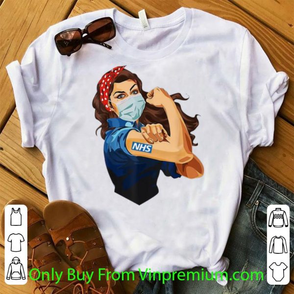 Pretty Strong Woman Tattoo NHS Covid-19 shirt