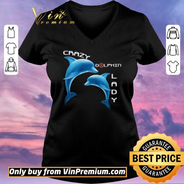 Premium Crazy Dolphin Lady shirt sweater