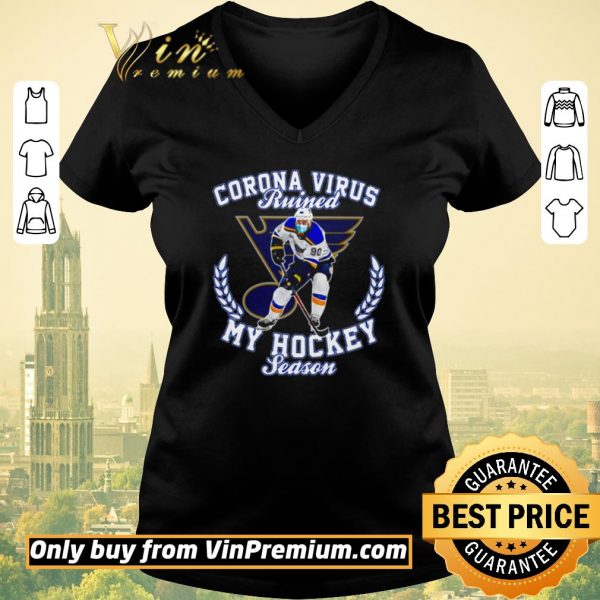 Pretty ST. Louis Blues Corona virus ruined my hockey season shirt sweater