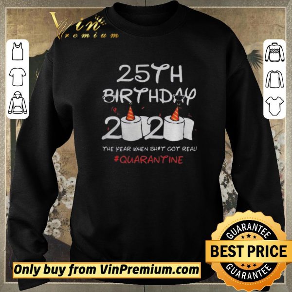 Official 35th Birthday 2020 Quarantine shirt sweater