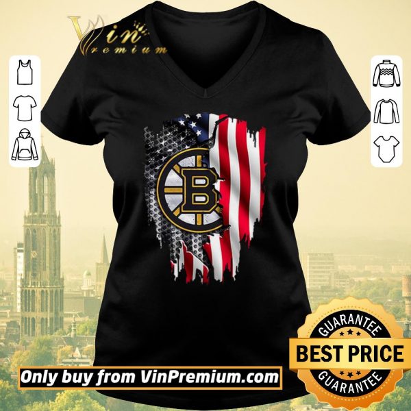 Official Boston Bruins American Flag shirt sweater