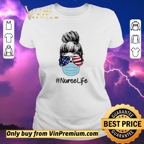 Awesome Hair bun nurse life shirt sweater