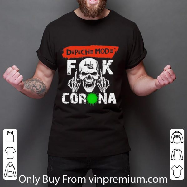 Nice Depeche Mode Fuck Corona shirt