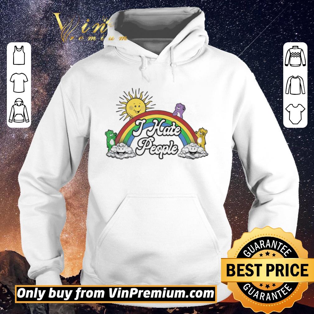65e5fe9a top rainbow sun bear cloud i hate people shirt sweater 4 - Top Rainbow Sun Bear Cloud I Hate People shirt sweater