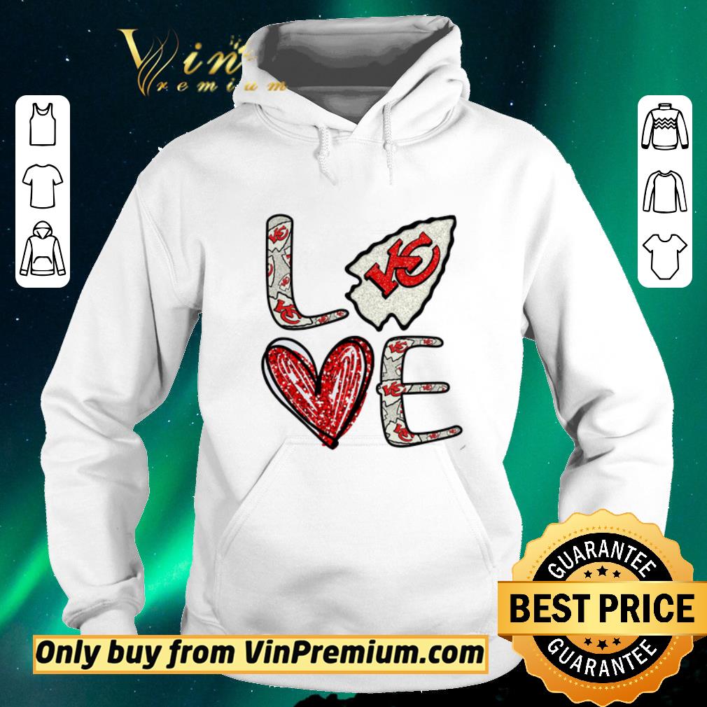 68af0ffa premium love kansas city chiefs logo shirt sweater 4 - Premium Love Kansas City Chiefs Logo shirt sweater