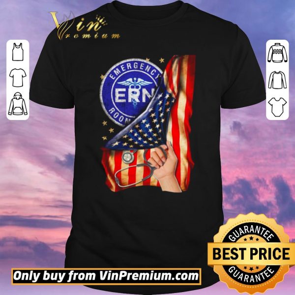 Top Emergency Room American Flag shirt sweater
