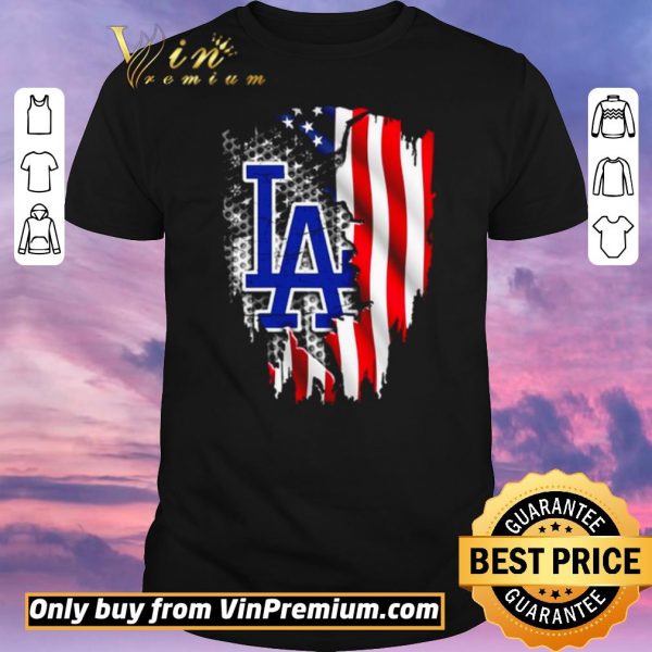 Premium Los Angeles Dodgers American Flag shirt sweater