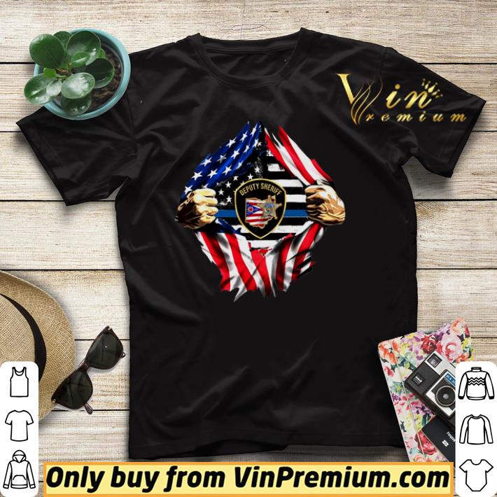 74784d3b deputy sheriff ohio badge american flag shirt sweater 4 - Deputy Sheriff Ohio Badge American Flag shirt sweater