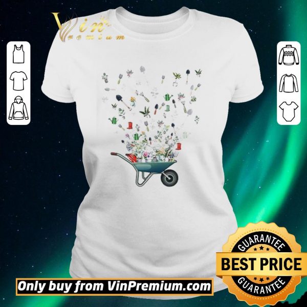 Pretty Wheelbarrow garden flying shirt sweater