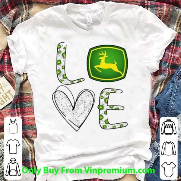 Top Love Diamonds John Deere shirt