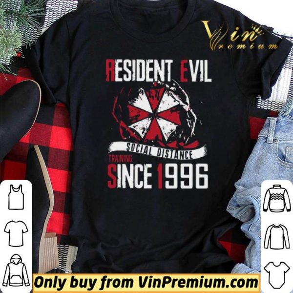 Resident evil social distance training since 1996 shirt sweater