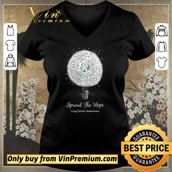 Pretty Snoopy Spread The Hope Lung Cancer Awareness shirt sweater