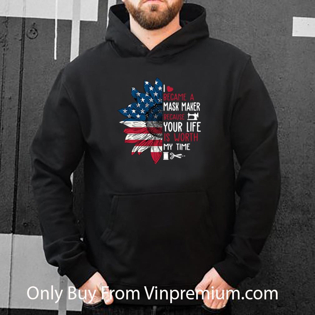 844394dd pretty sunflower i became a mask maker because your life is worth my time shirt 4 - Pretty Sunflower I Became A Mask Maker Because Your Life Is Worth My Time shirt