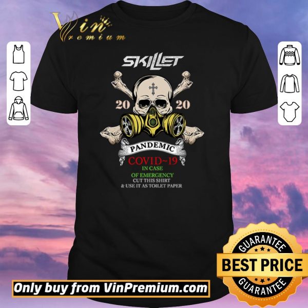 Pretty Skull Skillet Pandemic Covid-19 2020 in case of emergency cut this shirt sweater