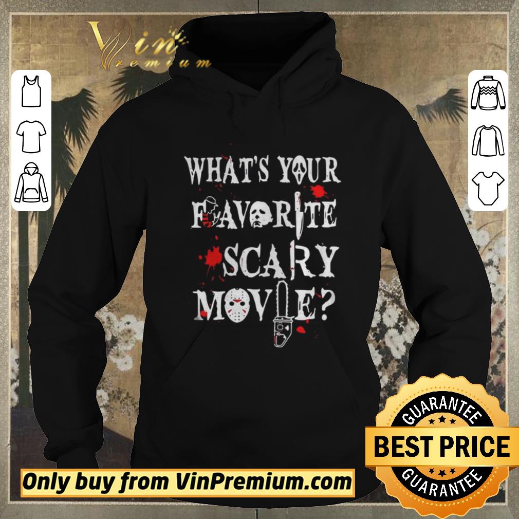 8612728e top ghostface whats your favorite scary movie shirt sweater 4 - Top Ghostface Whats Your Favorite Scary Movie shirt sweater